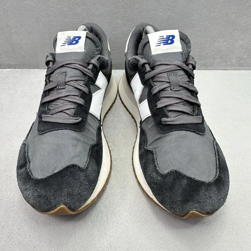 New Balance 237 Mens‎ Size 9 (D) Shoes Black Gray Gum Athletic Casual Sneakers